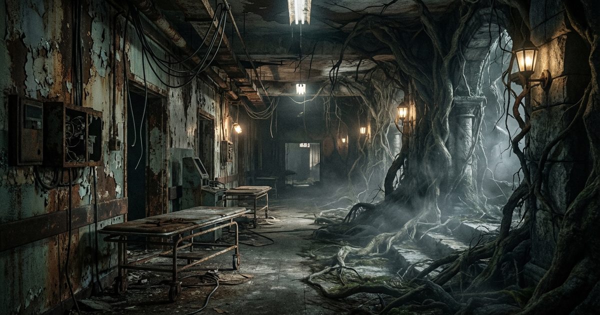 Silent Hill nebbia: strada vuota con radio statica e sirene, survival horror psicologico