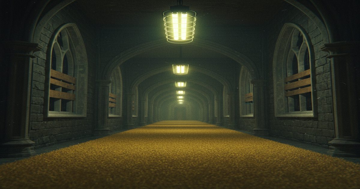spazi liminali backrooms horror corridoio