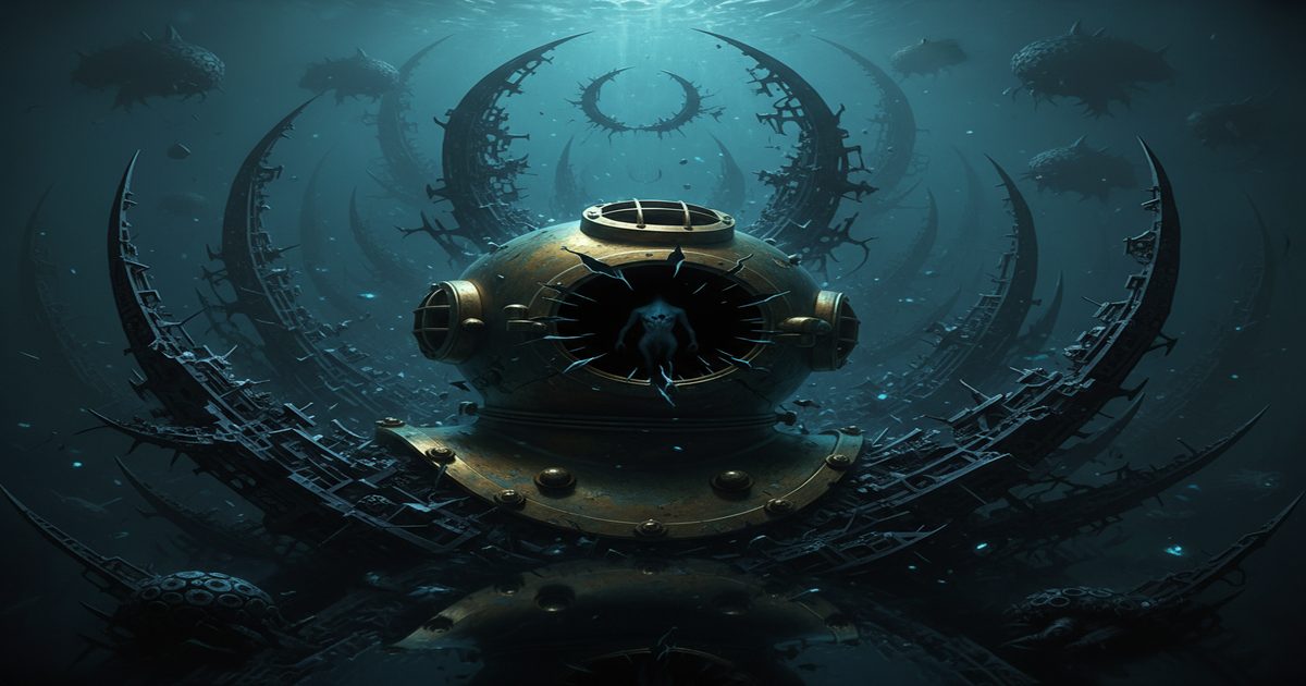 diver subacqueo orrore cosmico thalassophobia oceano profondo